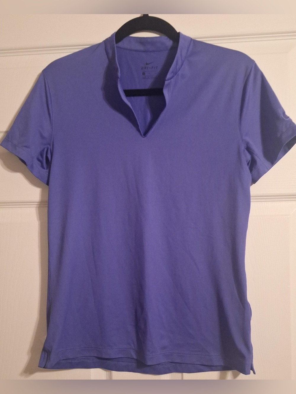 Nike Golf Dri-FIT Women's Sleeveless Collared Polo Shirt Purple Solid Size S